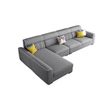 Quadratarm 35 Zoll hohe Abschnitte in grauen abnehmbaren Kissen Abschnitten