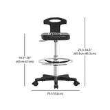 Adjustable Counter Bar Stool Backrest Plastic Bar Stool with Swivel in Black Clearhalo 'Bar Furniture' 'Bar Stools' 'bar_stools' 'furn' 'furn_bar_stools' 'furniture_bar_stools' 'Kitchen & Dining Furniture' 'kitchen&dining_furn' 'kitchen' 'kitchen_furn' Furniture' 1200x1200_6f019fdd-5347-4c0a-b71b-3bd6ad8e6b28