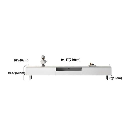 Mobile tv bianco di lusso a luce nordica moderno moderno mobile in legno