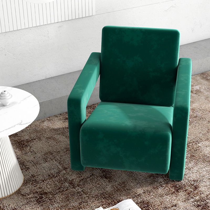 Contemporary 27.56 "sedia a braccio quadrato di spugna fissata larga