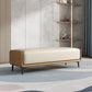 Modern Cushioned Seating Bench Rectangle Entryway and Bedroom Bench , 16 inch W Clearhalo 'Benches' 'Chairs & Seating' 'furn' 'furn_benches' 'Furniture' 'Living Room Furniture' 1200x1200_6f07e2d5-eeaf-403a-a009-da8ab3380737