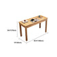 Modern Office Desk 2 Drawers Solid Wood Task Desk with 4 Legs Clearhalo 'furn' 'furn_office_desk' 'Furniture' 'Office Desks' 'Office Furniture' 'office_desk' 1200x1200_6f08bea5-063c-4303-9c47-7f0ae4521034