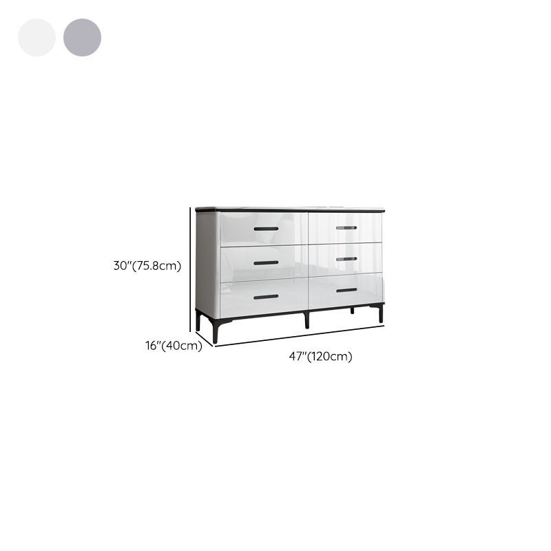 Contemporary Stone Storage Chest Bedroom Chest with Black Legs Clearhalo 'Bedroom Furniture' 'Dressers & Chests' 'dressers_chests' 'furn' 'furn_dressers_chests' 'Furniture' 1200x1200_6f0909e2-ae1e-412a-93ca-b9e58587e9eb