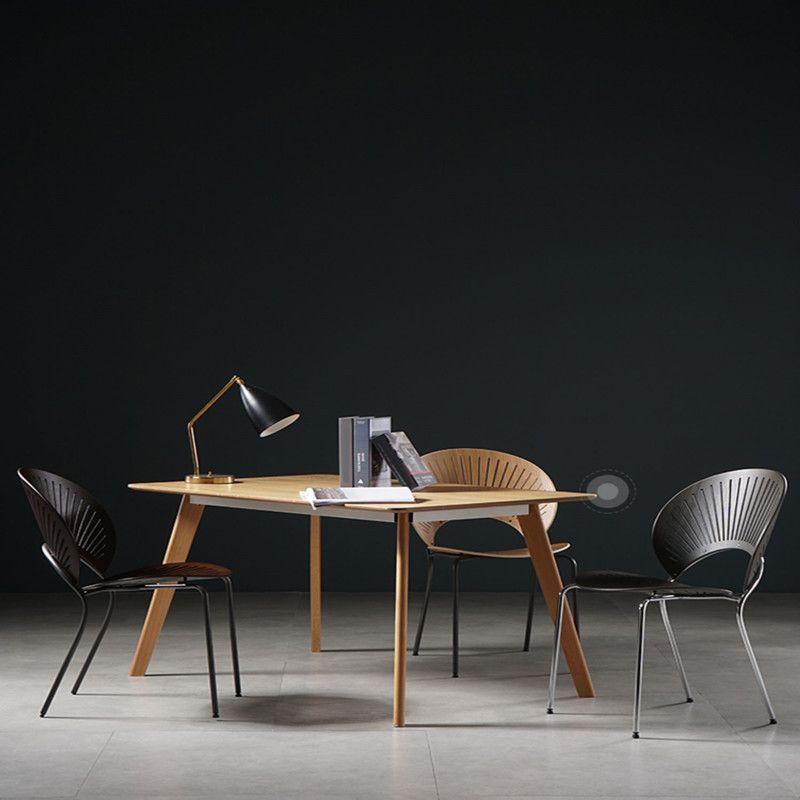 Wood Side Chair Contemporary Open Back Dining Chair for Indoor Clearhalo 'Dining Chairs' 'Dining Tables & Seating' 'dining_chair' 'furn' 'furn_dining_chair' 'Furniture' 'furniture_dining_chair' 'Kitchen & Dining Furniture' 1200x1200_6f0c4d2d-fd6d-48dc-85b4-d3319c2c907e