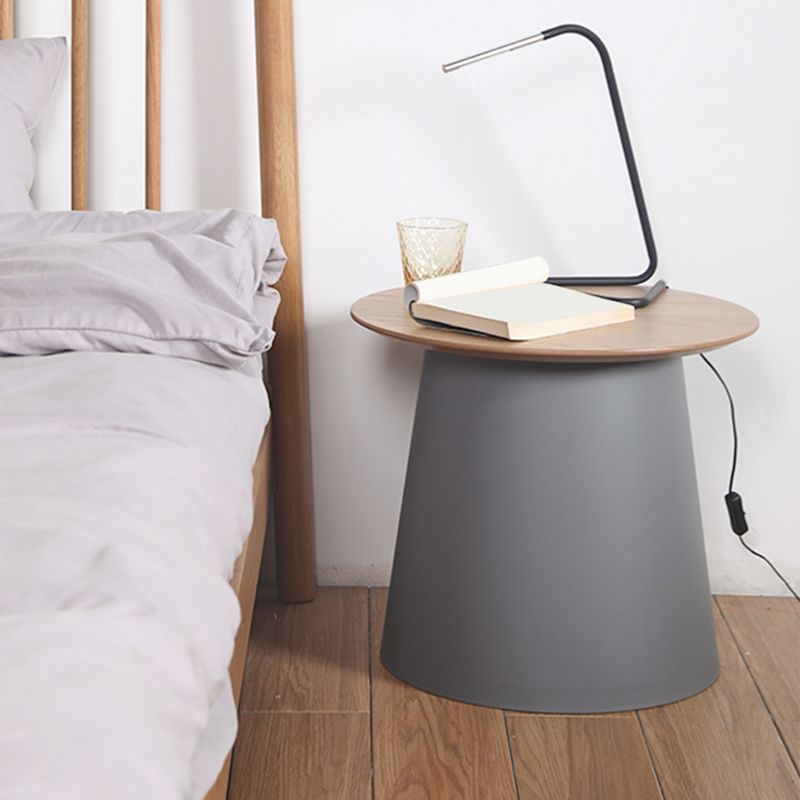 Pedestal Base Design Cocktail Table RoundSolid Wood/acrylic Top Coffee Table Clearhalo 'Coffee & Accent Tables' 'Coffee Tables' 'coffee_tables' 'furn' 'furn_coffee_tables' 'Furniture' 'furniture_coffee_tables' 'Living Room Furniture' 1200x1200_6f0e5b86-a741-421b-8b23-a5b536393b7e