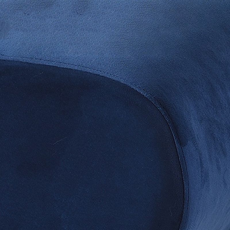 Modern Stain Resistant Standard Oval Dark Blue Velvet Indoor Pouf Clearhalo 'furn' 'furn_ottomans_poufs' 'Furniture' 'Living Room Furniture' 'Ottomans & Poufs' 'ottomans_poufs' 1200x1200_6f106773-76eb-47de-aef2-ab848a6f286b