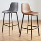 Faux Leather Armless Counter Stool Modern Style Low Back Bar Stool for Indoor Clearhalo 'Bar Furniture' 'Bar Stools' 'bar_stools' 'furn' 'furn_bar_stools' 'Furniture' 'Kitchen & Dining Furniture' 1200x1200_6f11f23a-b4ed-4731-8e8d-cd87891161eb