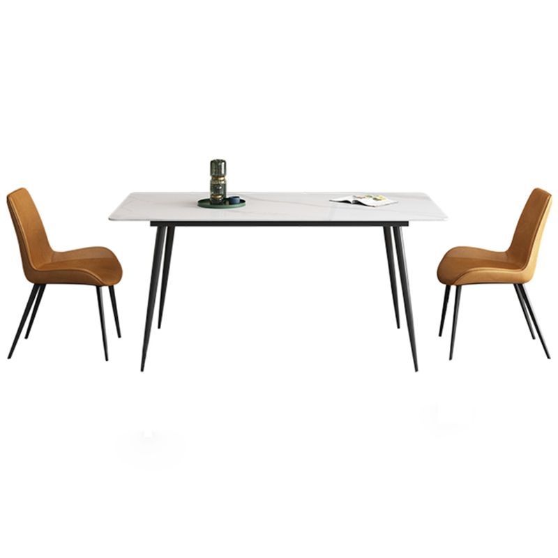 Rectangle Dining Site Table Industrial Stone 4-foot Dining Table for Indoor Clearhalo ' dining_table' 'Dining Tables & Seating' 'Dining Tables' 'furn' 'furn_dining_table' 'Furniture' 'furniture_dining_table' 'Kitchen & Dining Furniture' 'kitchen&dining_furn' 'kitchen' 'kitchen_dining_table' 1200x1200_6f1252ac-804c-4d86-8339-3baf6c0ab761