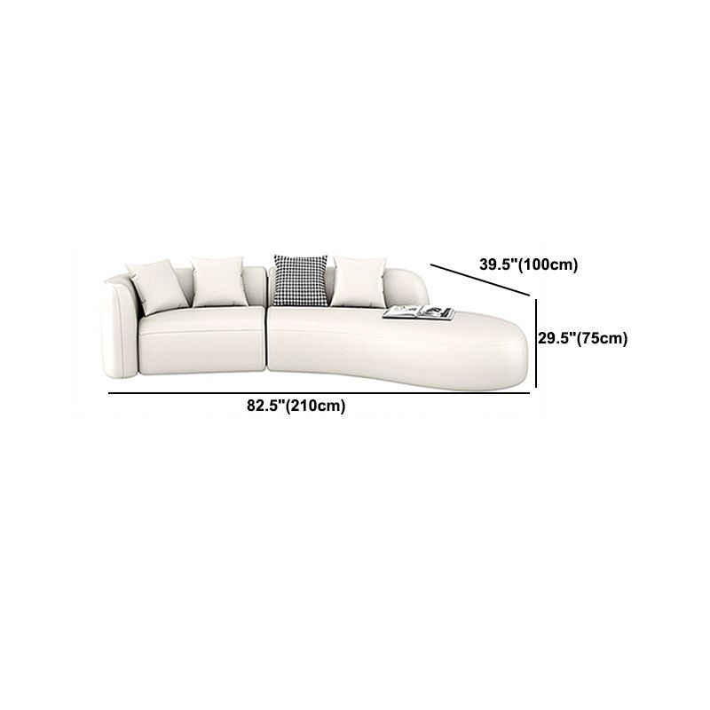 Contemporary Curved Seating Tight Back Tuxedo Arm Sofa for Living Room Clearhalo 'furn' 'furn_sofas' 'Furniture' 'Living Room Furniture' 'Sofa' 'sofas' 1200x1200_6f13e4e0-4a3e-4ac4-b28d-fb3570f74d34