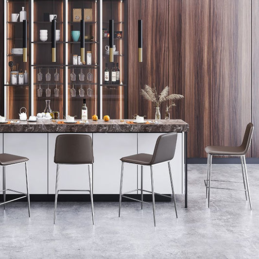 Industrial Bar Stool Leather Backrest Counter Stool for Bristol With Metal Legs Clearhalo 'Bar Furniture' 'Bar Stools' 'bar_stools' 'furn' 'furn_bar_stools' 'Furniture' 'Kitchen & Dining Furniture' 1200x1200_6f14d937-bfde-454e-bcd3-03d0f7622923