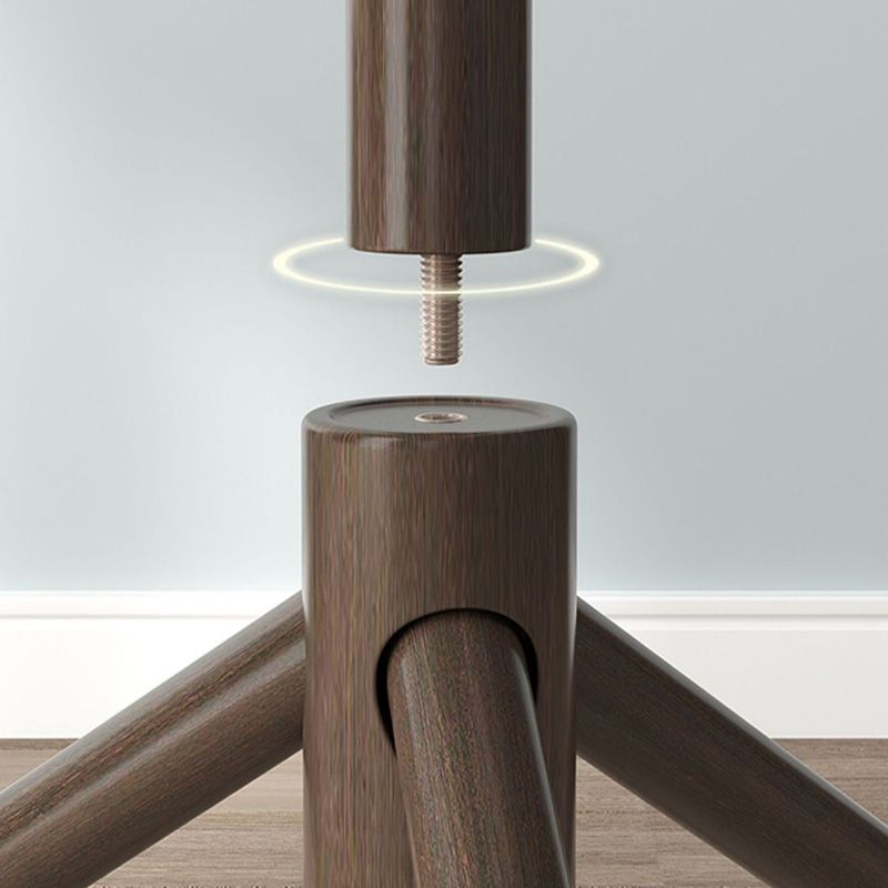 Zeitgenössischer Halle Baumholz gerahmt freistehend mit Hooks Eingangs -Kit