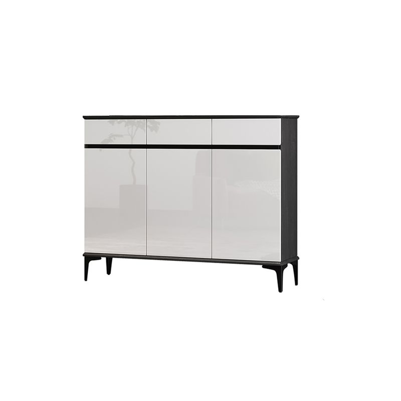 Moderno moderno moderno 39,4 "2/34 - cassetto grigio e nero armadio