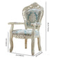 European Style Birch Cotton Arm Chair Light Color Solid Back Dining Chair with White Legs Clearhalo ' kitchen&dining_furn' 'Dining Chairs' 'Dining Tables & Seating' 'dining_chair' 'furn' 'furn_dining_chair' 'Furniture' 'furniture_dining_chair' 'Kitchen & Dining Furniture' 'kitchen' 1200x1200_6f189585-aed5-4d13-a383-db95050b4ab0