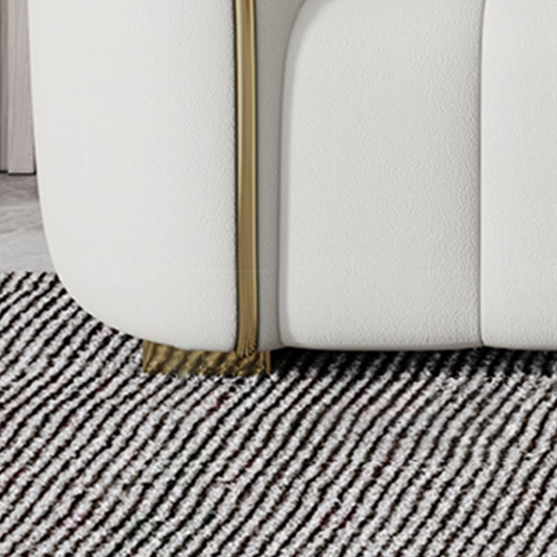 Modern Genuine Leather Sofa for Living Room Tuxedo Arm Sofa with Tight Back Clearhalo 'furn' 'furn_sofas' 'Furniture' 'Living Room Furniture' 'Sofa' 'sofas' 1200x1200_6f1b13c2-23dd-4810-85b3-59376544414e