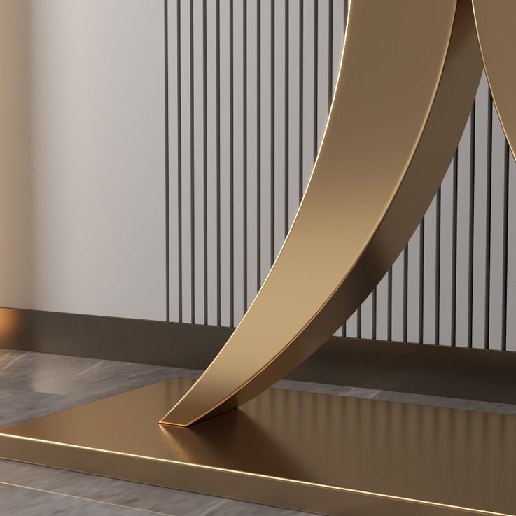 Tabella della console Half Moon 31.49 "Tavolo ad alto accento, Resistenza scratch