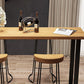 Industrial Style Rectangle Bar Table Solid Wood Bar Dining Table for Indoor Clearhalo 'Bar Furniture' 'Bar Tables' 'bar_tables' 'furn' 'furn_bar_tables' 'Furniture' 'Kitchen & Dining Furniture' 1200x1200_6f1d898a-b024-435f-8738-927e53e2a94b