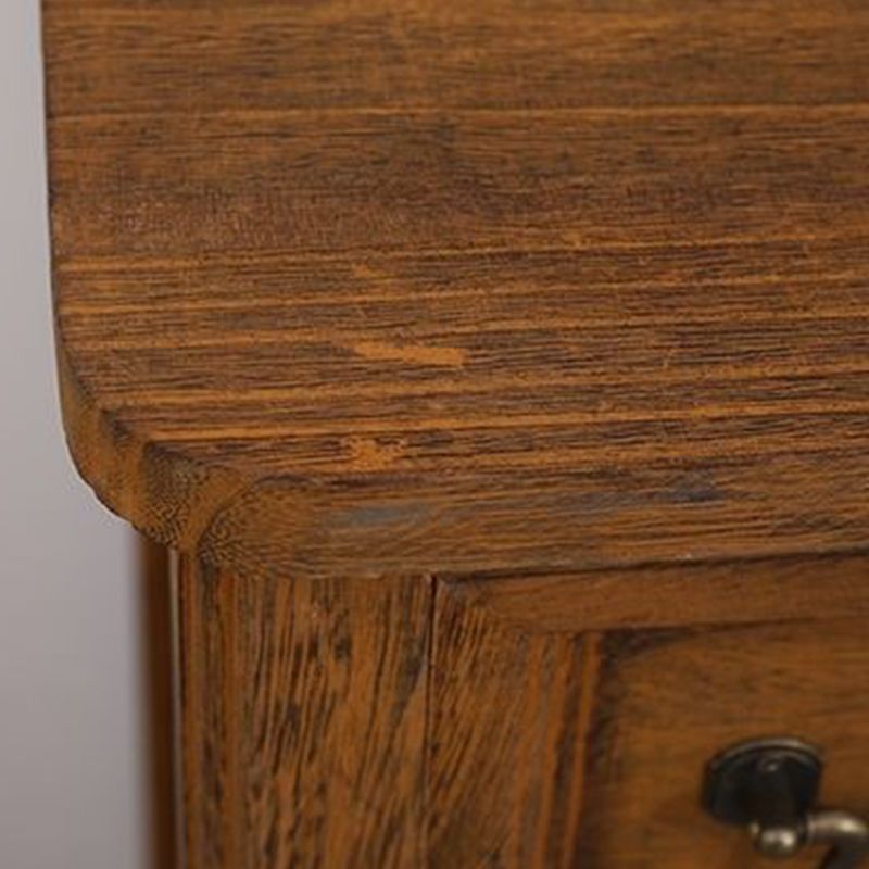 13.77" Wide Accent Chest with Drawers Mid-Century Modern Rectangle Chest