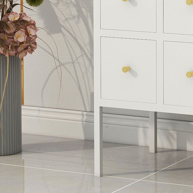 Ligne de salon en acier 38 "H Armoire de serveur buffet moderne avec tiroirs