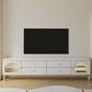 Wooden TV Media Console White Media Console TV Stand with Drawers