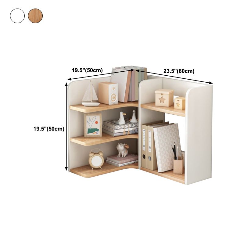 Contemporary Engineer Wood Bookshelf Open Back Bookcase for Home Office