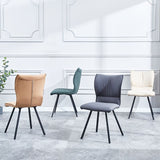 Modern Upholstered Side Chair Matte Finish Parsons Chair for Dining Room Clearhalo ' kitchen&dining_furn' 'Dining Chairs' 'Dining Tables & Seating' 'dining_chair' 'furn' 'furn_dining_chair' 'Furniture' 'furniture_dining_chair' 'Kitchen & Dining Furniture' 'kitchen' 1200x1200_6f2086fc-588d-40eb-ab5a-4fb68ba70a80