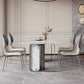 Nordic Sintered Stone Top Dining Set Rectangle 1/2/5/6/7 Pieces Dining Table with Chairs Clearhalo 'Dining Room Sets' 'Dining Tables & Seating' 'dining_room_set' 'furn' 'furn_dining_room_set' 'Furniture' 'furniture_dining_room_set' 'Kitchen & Dining Furniture' 1200x1200_6f211707-c1c7-4407-bf91-19ab88971a3f