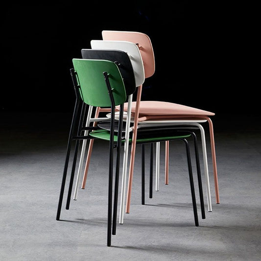 Contemporary Style Kitchen Metal Dining Chairs Dining Armless Side Chair Clearhalo ' kitchen&dining_furn' 'Dining Chairs' 'Dining Tables & Seating' 'dining_chair' 'furn' 'furn_dining_chair' 'Furniture' 'furniture_dining_chair' 'Kitchen & Dining Furniture' 'kitchen' 1200x1200_6f227d5c-a4f3-4077-9336-5422fe82ac67