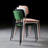 Contemporary Style Kitchen Metal Dining Chairs Dining Armless Side Chair Clearhalo ' kitchen&dining_furn' 'Dining Chairs' 'Dining Tables & Seating' 'dining_chair' 'furn' 'furn_dining_chair' 'Furniture' 'furniture_dining_chair' 'Kitchen & Dining Furniture' 'kitchen' 1200x1200_6f227d5c-a4f3-4077-9336-5422fe82ac67