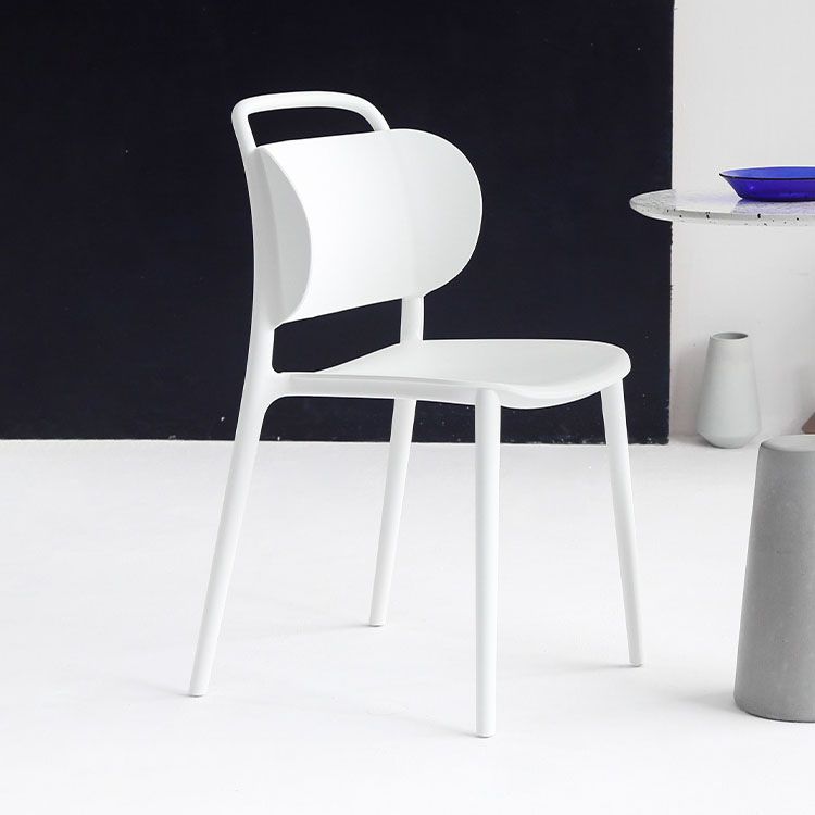 Contemporary Style Plastic Chair Dining Armless Open Back Chairs for Kitchen Clearhalo 'Dining Chairs' 'Dining Tables & Seating' 'dining_chair' 'furn' 'furn_dining_chair' 'Furniture' 'furniture_dining_chair' 'Kitchen & Dining Furniture' 1200x1200_6f230bfa-e99b-4dee-a3ac-d06ea9f1c6ae