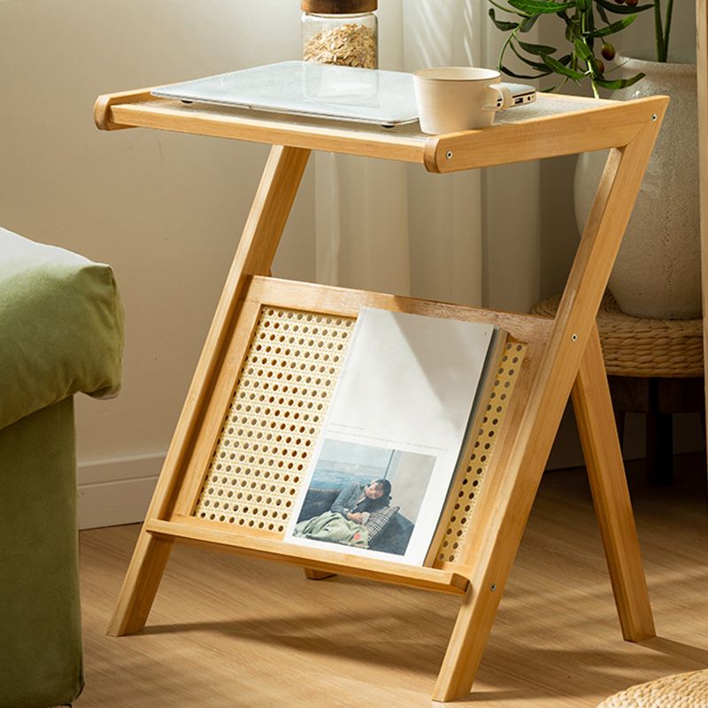 14" Wide Contemporary Corner Table Wood Storage Accent Side Table Clearhalo 'Coffee & Accent Tables' 'End & Side Tables' 'end_side_tables' 'furn' 'furn_end_side_tables' 'Furniture' 'Living Room Furniture' 1200x1200_6f2c0003-be41-45d9-9958-fa60764a2c58