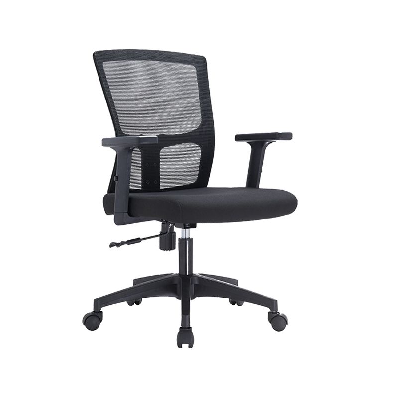 23" silla de oficina moderna respirable del negro de AirGrid de la silla de escritorio ancha