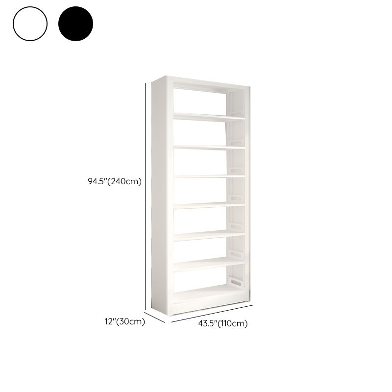 Modern Open Back Bookshelf Vertical Metal Bookcase with Shelves Clearhalo 'Bookcases' 'furn' 'furn_bookcases' 'Furniture' 'Office Furniture' 1200x1200_6f2c4368-f1cc-43b6-b3e9-6e41589fb75f