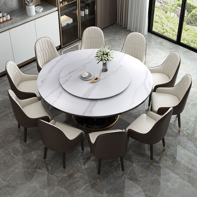 Sintered Stone Dining Table Convertible Dining Table for Kitchen Clearhalo 'Dining Tables & Seating' 'Dining Tables' 'dining_table' 'furn' 'furn_dining_table' 'Furniture' 'Kitchen & Dining Furniture' 1200x1200_6f2d512e-cd23-4b4a-9617-a7d4db22f910