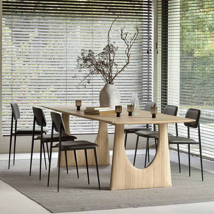 Eigentijdse zijstoel metalen open rug eetkamerstoel voor thuis