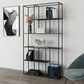 Estantería de metal moderna Etagere Open Shelf Bookcase in Burnish