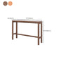 Modern Dining Room Rectangle Trestle Solid Wood Bar Dining Table Clearhalo 'Bar Furniture' 'Bar Tables' 'bar_tables' 'furn' 'furn_bar_tables' 'Furniture' 'Kitchen & Dining Furniture' 1200x1200_6f3194f5-bbcf-451d-9f94-6892b2be1260