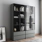 Modern Faux Wood Display Stand Standard Grey Display Cabinet for Dining Room Clearhalo 'Display & China Cabinets' 'display_china_cabinets' 'furn' 'furn_display_china_cabinets' 'Furniture' 'Kitchen & Dining Furniture' 1200x1200_6f31aa8f-17c5-479f-8f30-b0cdf04b81bf