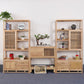Natural Bookshelf Solid Wood Scandinavian Style Bookcase for Home Office Clearhalo 'Bookcases' 'furn' 'furn_bookcases' 'Furniture' 'furniture_bookcases' 'kitchen' 'kitchen_bookcases' 'Living Room Furniture' 'Office Furniture' 1200x1200_6f3211a5-2931-4558-b2af-862904421e1c