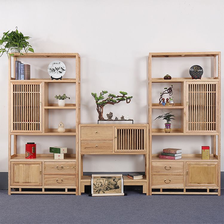 Natural Bookshelf Solid Wood Scandinavian Style Bookcase for Home Office Clearhalo 'Bookcases' 'furn' 'furn_bookcases' 'Furniture' 'furniture_bookcases' 'kitchen' 'kitchen_bookcases' 'Living Room Furniture' 'Office Furniture' 1200x1200_6f3211a5-2931-4558-b2af-862904421e1c
