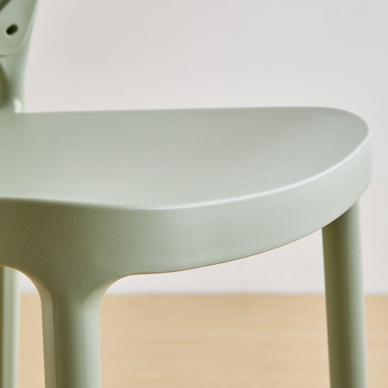 Nordic Style Plastic Stackable Bar Stools for Home Use Armless Low Back Stools Clearhalo 'Bar Furniture' 'Bar Stools' 'bar_stools' 'furn' 'furn_bar_stools' 'furniture_bar_stools' 'Kitchen & Dining Furniture' 'kitchen&dining_furn' 'kitchen' 'kitchen_furn' Furniture' 1200x1200_6f32c876-2972-48bf-b0fb-a5c9dbc66385