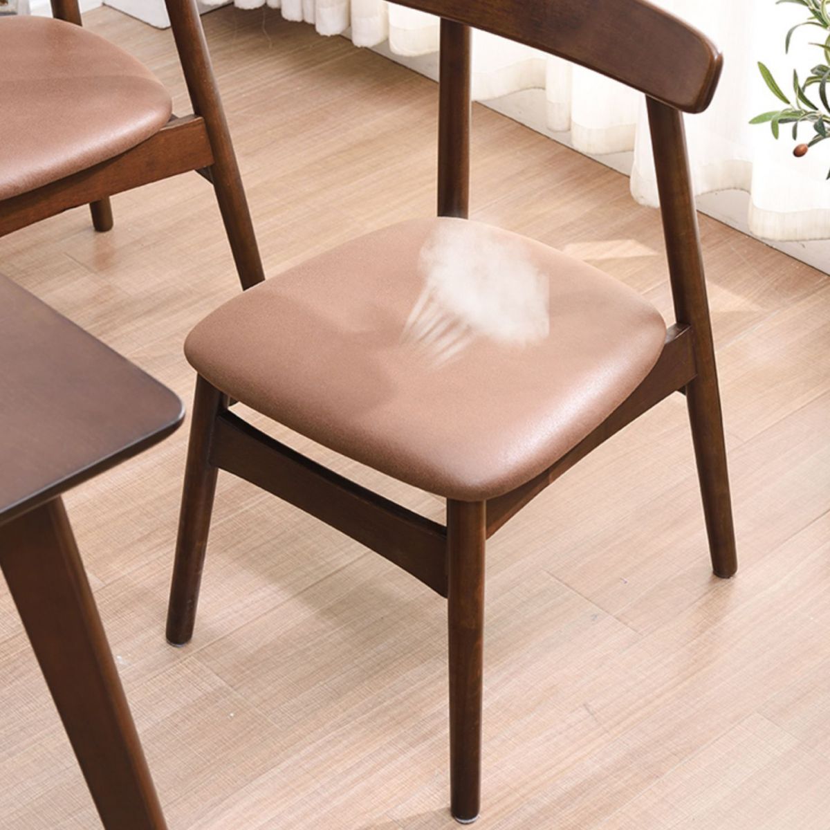 Contemporary Wood Indoor Open Back Side Chair of 18'' Wide Dining Chair Clearhalo ' kitchen&dining_furn' 'Dining Chairs' 'Dining Tables & Seating' 'dining_chair' 'furn' 'furn_dining_chair' 'Furniture' 'furniture_dining_chair' 'Kitchen & Dining Furniture' 'kitchen' 1200x1200_6f33a5ec-10b7-4d6a-be2f-41ab82a7fee2