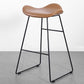 Industrial Style Metal Bar-stool Bucket Seat Sled Legs Counter Stool for Kitchen Bar Clearhalo 'Bar Furniture' 'Bar Stools' 'bar_stools' 'furn' 'furn_bar_stools' 'furniture_bar_stools' 'Kitchen & Dining Furniture' 'kitchen&dining_furn' 'kitchen' 'kitchen_furn' Furniture' 1200x1200_6f343141-ee61-4354-b737-dd2a1f9d3969