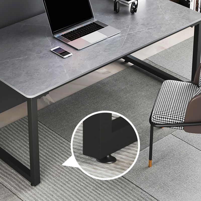 Industrieel schrijfbureau rechthoekige stenen bureau voor thuis