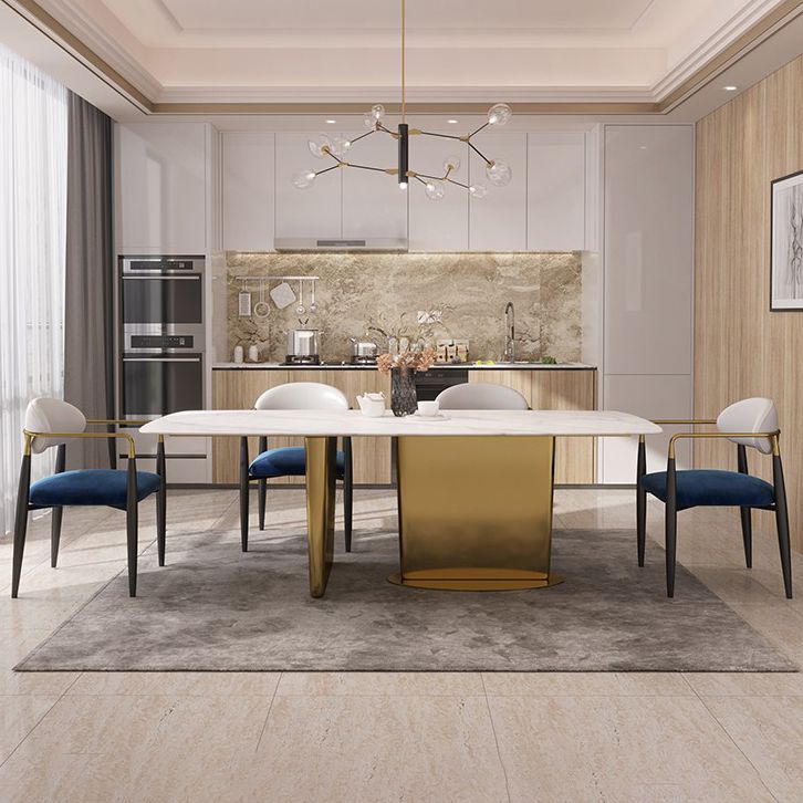 Arm Dining Chairs Modern Faux Leather Side Chairs for Dining Room Clearhalo 'Dining Chairs' 'Dining Tables & Seating' 'dining_chair' 'furn' 'furn_dining_chair' 'Furniture' 'furniture_dining_chair' 'Kitchen & Dining Furniture' 1200x1200_6f34c1ef-c75f-426f-8645-c2629ce68cab