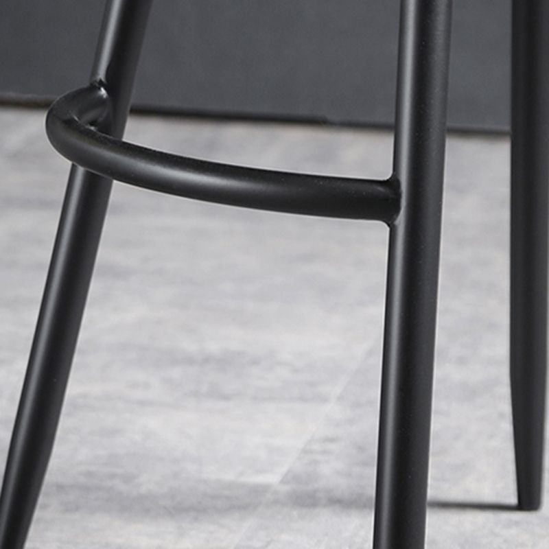 Scandinavian Style Bar-stool with Round Seat Counter Stool for Kitchen Bar Clearhalo 'Bar Furniture' 'Bar Stools' 'bar_stools' 'furn' 'furn_bar_stools' 'Furniture' 'furniture_bar_stools' 'Kitchen & Dining Furniture' 1200x1200_6f35934c-f7aa-4d56-817a-610929fc51bf