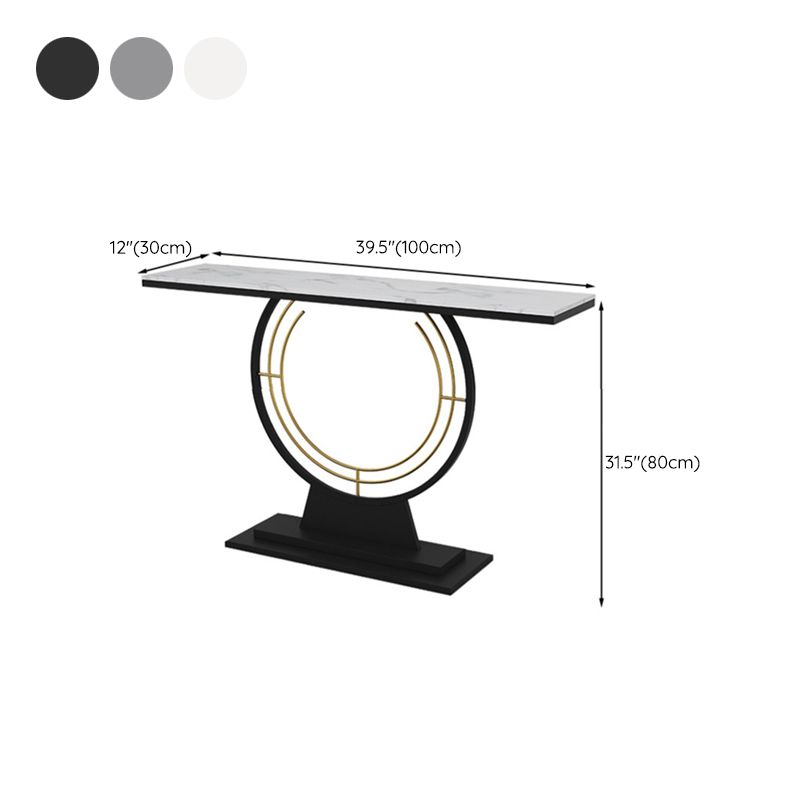 Tabella della console del rettangolo moderno antico tavolo della console finitura