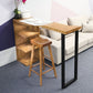 Pine Wood Bar Table Traditional Luxury Rectangle Bar Dining Table with Sled Base Clearhalo 'Bar Furniture' 'Bar Tables' 'bar_tables' 'Furniture' 'furniture_bar_tables' 'Kitchen & Dining Furniture' 1200x1200_6f390426-cffb-4f54-bce8-765c40b18490