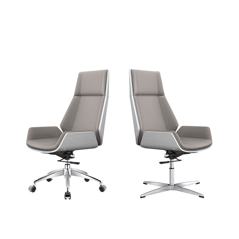 Modern Fixed Arms Managers Chair Height-adjustable Swivel Ergonomic Executive Chair Clearhalo 'furn' 'furn_office_chair' 'Furniture' 'furniture_office_chair' 'Office Chairs' 'Office Furniture' 'office_chair' 1200x1200_6f3a566a-3409-4dc9-af8a-f10d8d4e7db8