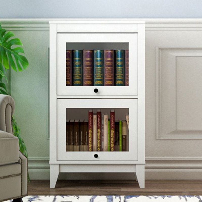 Contemporary Manufactured Wood Vertical Bookcase with Glass Doors Clearhalo 'Bookcases' 'furn' 'furn_bookcases' 'Furniture' 'furniture_bookcases' 'kitchen' 'kitchen_bookcases' 'Living Room Furniture' 'Office Furniture' 1200x1200_6f3c040e-7467-4123-89ed-354aed0422d0