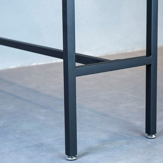 工業バーの高さテーブル白いフェイク大理石のトップビストロパブパティオの使用